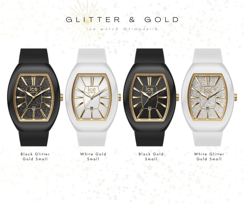 Ice Watch boliday gold glitter montres