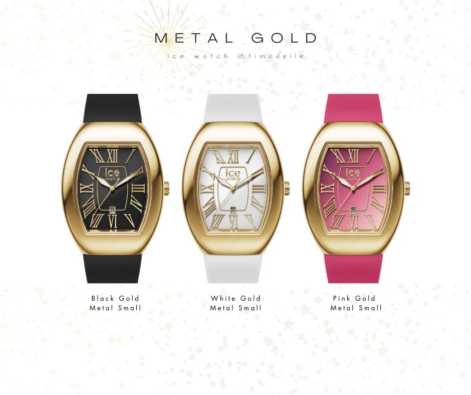 Ice Watch boliday metal gold montres