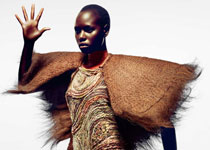 Ajak Deng par John-Paul Pietrus pour Numero China Novembre 2012