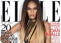 Joan Smalls pour Elle US par Michael Thompson