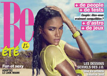 Arlenis Sosa en couv’ de Be N° 122 Juillet 2012